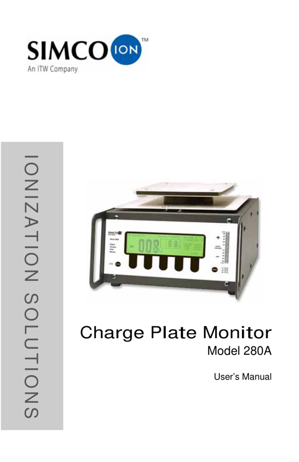 First page preview for Model 280A User’s Manual